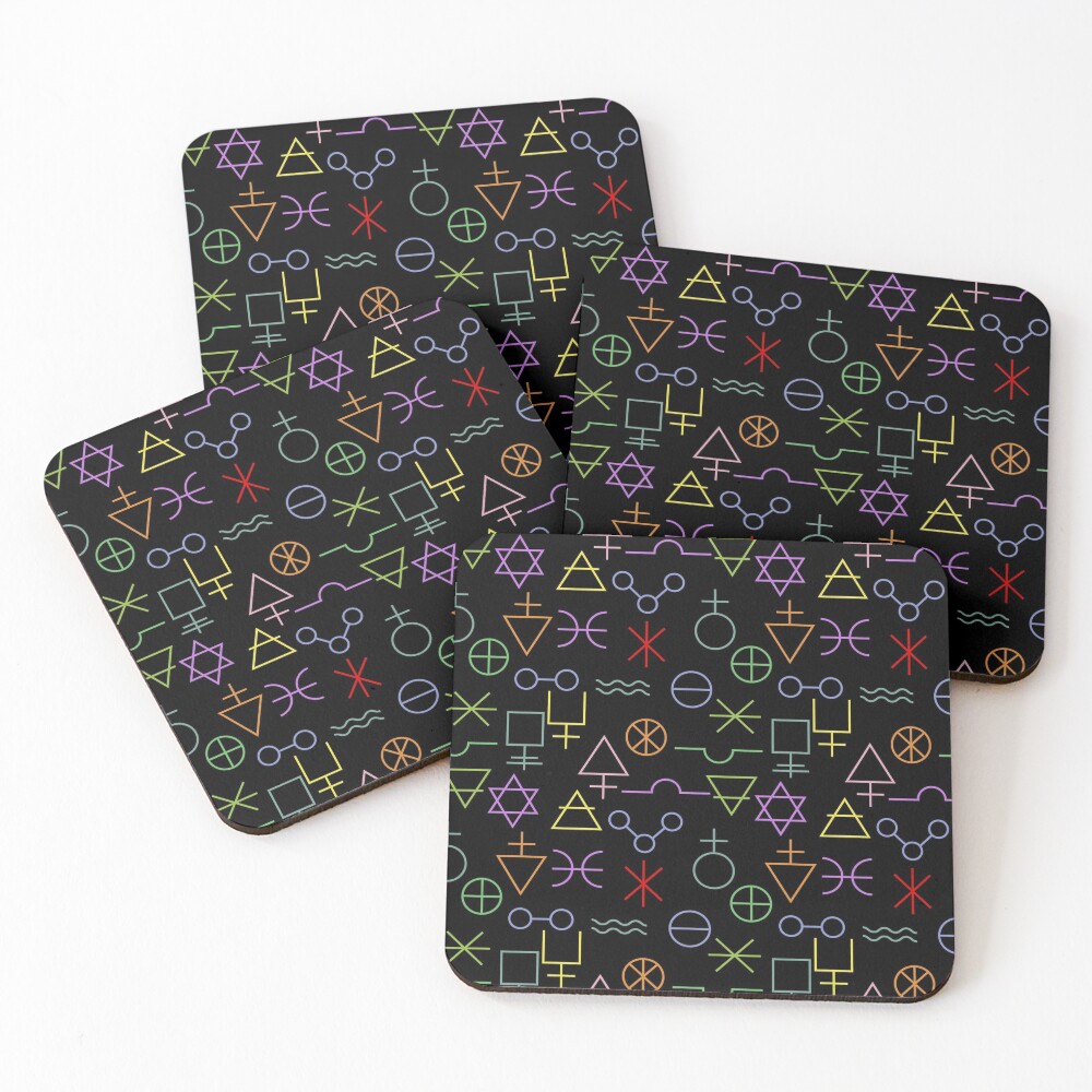 Item preview, Coasters (Set of 4) designed and sold by elyomys.