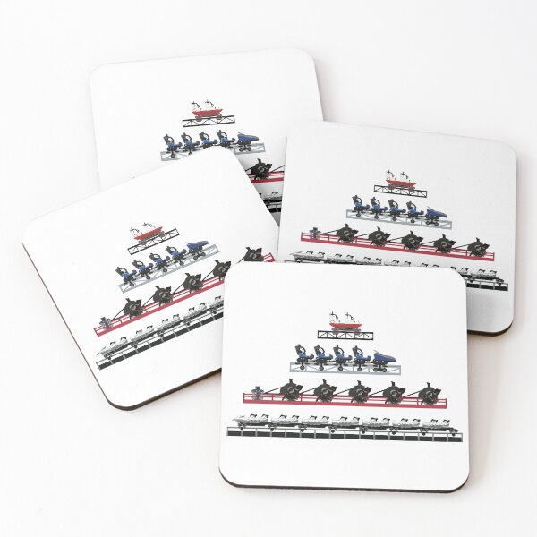 Item preview, Fuji-Q Highland Coaster Cars Design designed and sold by CoasterMerch.