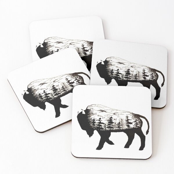 Item preview, Black Ink Bison  designed and sold by Two Loons.