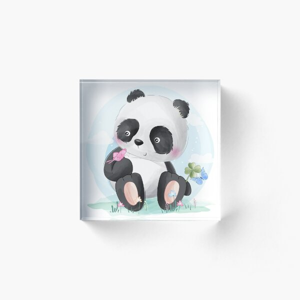 Panda Roblox Acrylic Blocks Redbubble - familia panda roblox