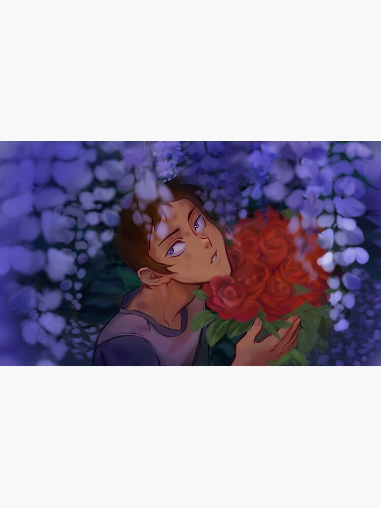 Thumbnail 3 of 3, Sticker, Lance Voltron Flowers designed and sold by littleblackchat.