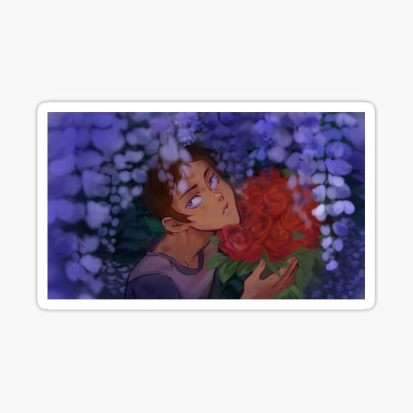Lance Voltron Flowers Sticker