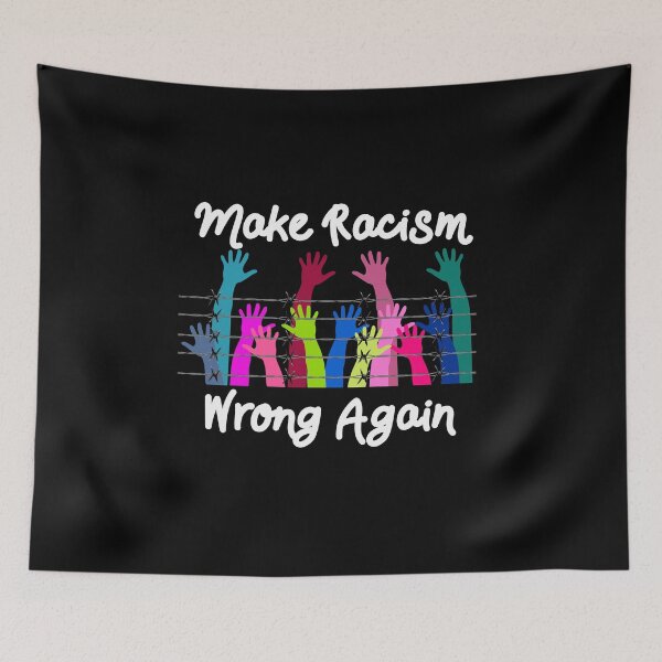 Item preview, Make Racism Wrong Again Hate Racist - Black Lives Matter designed and sold by MagicBoutique.