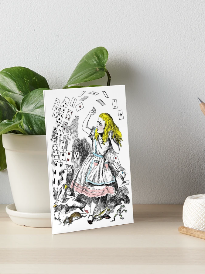 Vintage Alice in Wonderland Card Attack