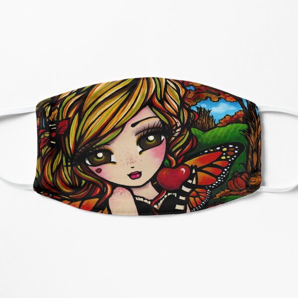 Monarch Fairy Apple Orchard Fall Autumn Pumpkin Girl "Mona" Mask