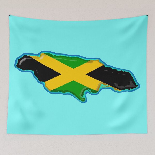 Item preview, Jamaica Map With Jamaican Flag designed and sold by Havocgirl.