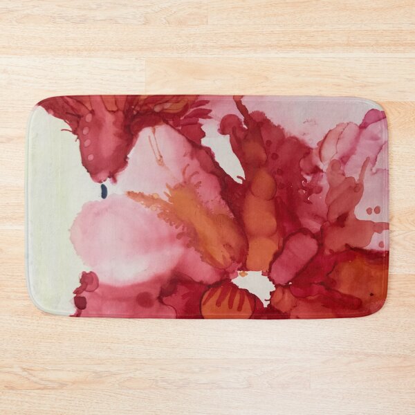 Item preview, Red Floating Flowers designed and sold by gkaplanwassell.