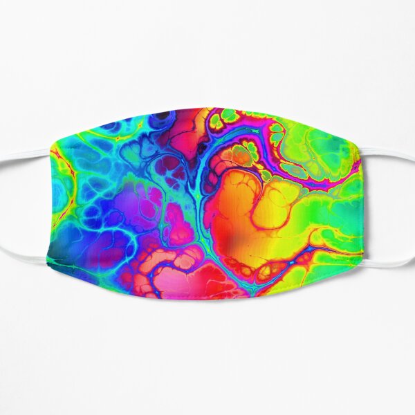 Dragon's Breath Rainbow Abstract Texture Pattern Mask