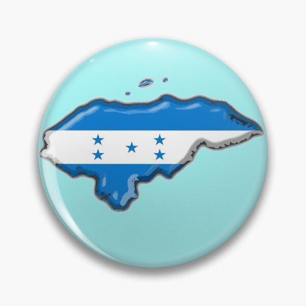 Item preview, Honduras Map with Honduran Flag designed and sold by Havocgirl.