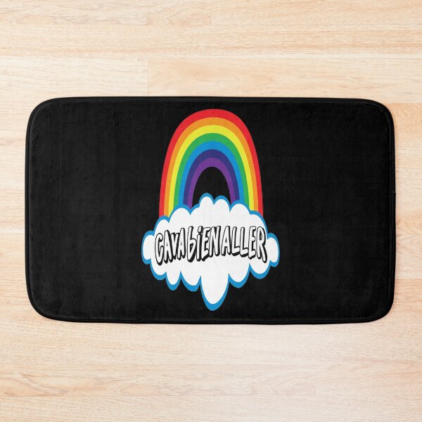 Item preview, Ca Va Bien Aller Sticker & Mask (HD) Big Cloud (Blue & Shadow) designed and sold by Brazz Official.
