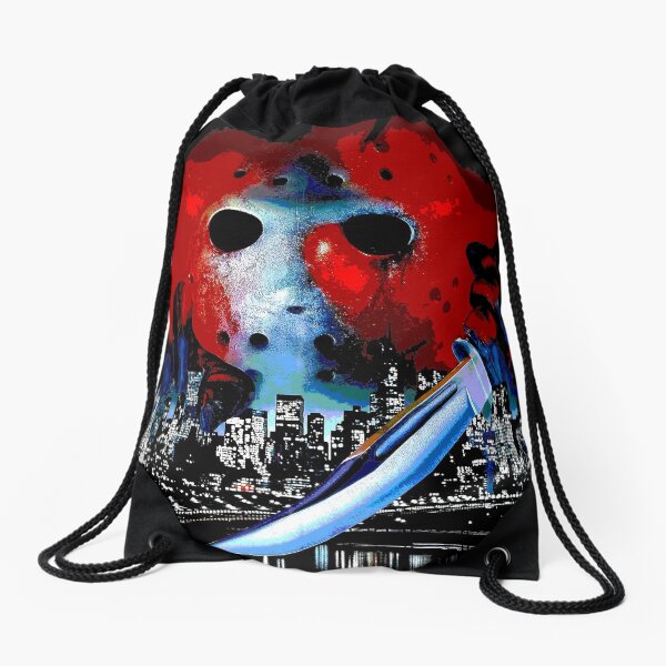 Jason Voorhees Drawstring Bags Redbubble