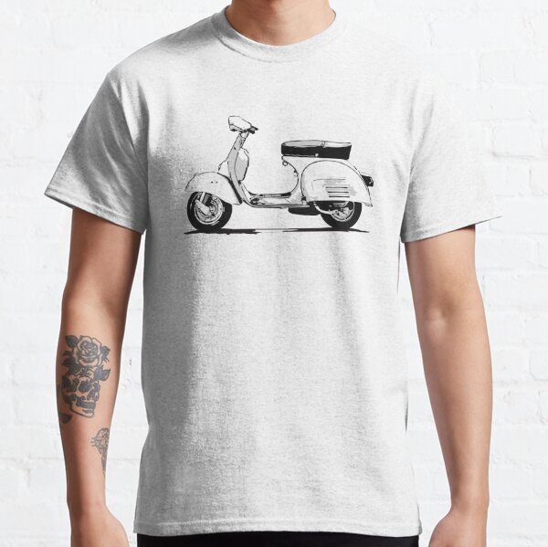 Vespa Grand Sport Homme Scooter T-Shirt Mod The Who Paul Weller moto cyclomoteur 