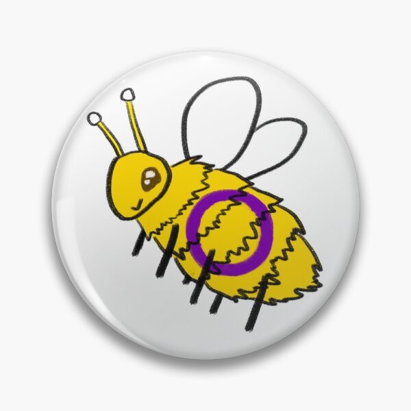 Item preview, Intersex Pride Bee designed and sold by rathlora.
