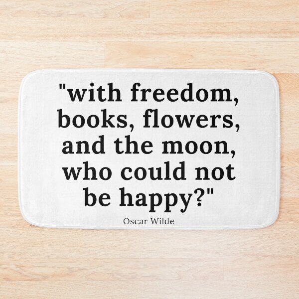 Item preview, Oscar Wilde Quote- Books, Flowers, and the Moon designed and sold by erinaceous.