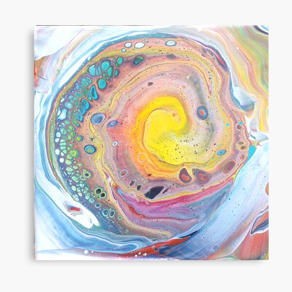 Solar rebirth Metal Print