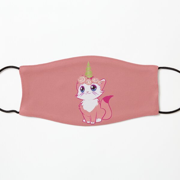 cute kitty-corn for kitty lovers Kids Mask