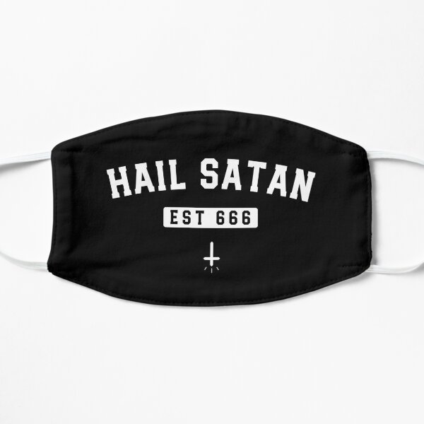 Hail Satan EST 666 Flat Mask