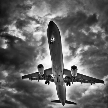 Imagen de la obra Flying In de Al Duke