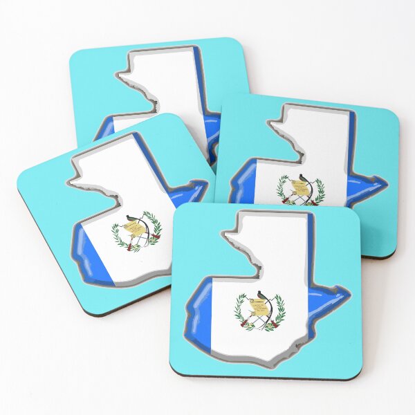 Item preview, Guatemala Map With Guatemalan Flag designed and sold by Havocgirl.