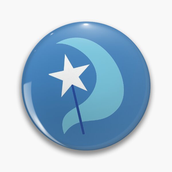 Item preview, EQG Trixie Lulamoon Star Moon Magic Wand Magician MLP Cutie Mark Sign designed and sold by ariados4711.