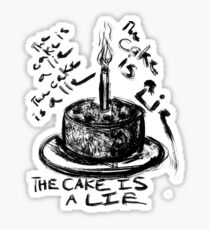 The Cake is a Lie Sticker