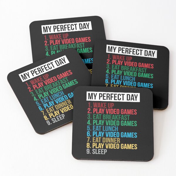 Item preview, My Perfect Day Video Games Funny Cool Gamer Gift designed and sold by MalikaBela.