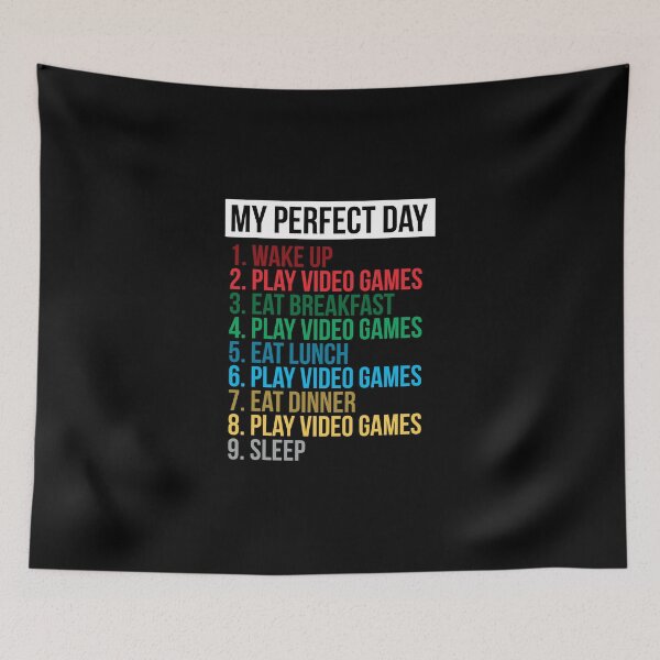 Item preview, My Perfect Day Video Games Funny Cool Gamer Gift designed and sold by MalikaBela.