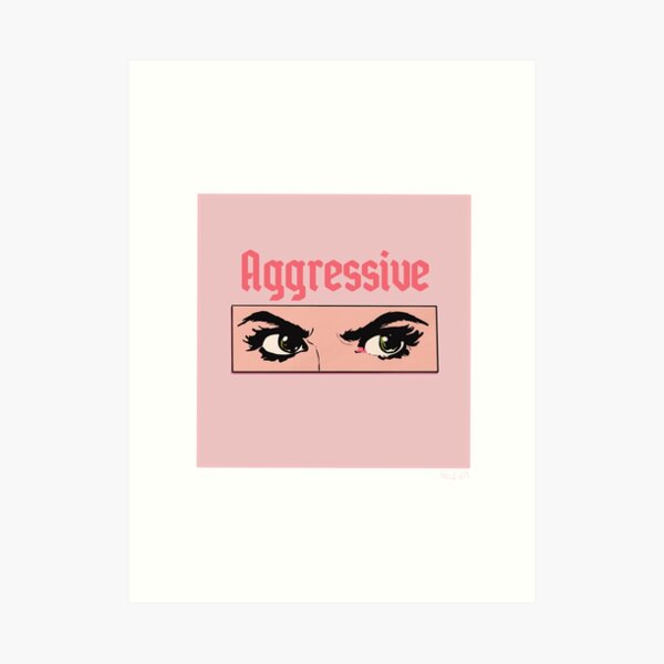 Aggressive Art Print