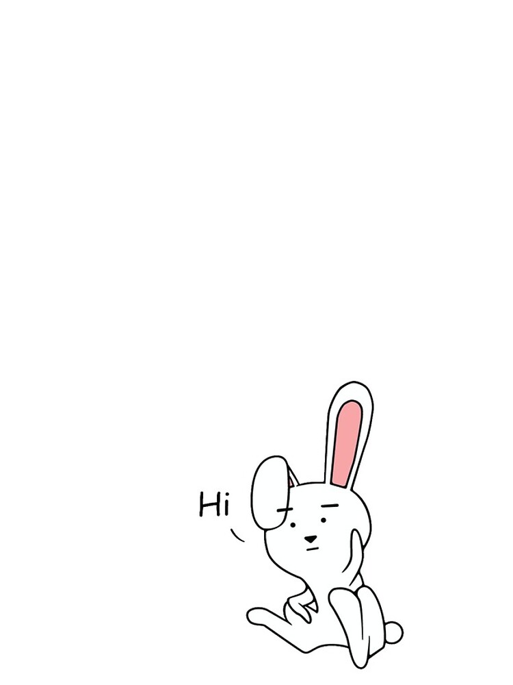 Thumbnail 4 of 4, iPhone Case, Hi Rabbit! designed and sold by kpx922.