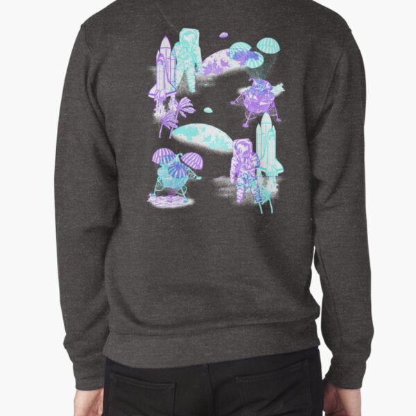 Double Vision To the Moon and Back Pullover Sweatshirt