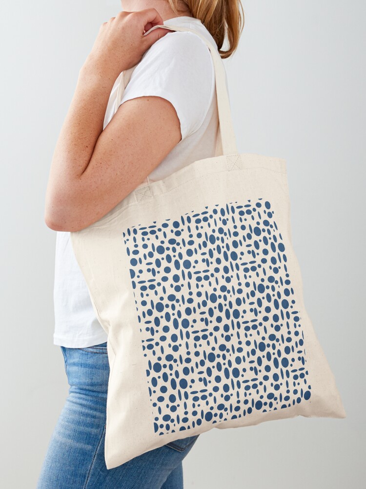 Printed Off White Cotton Canvas Tote Bags oval hand /35*40cm