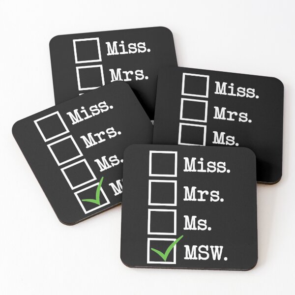 Item preview, Miss, Mrs, Ms, MSW designed and sold by Ripper19.