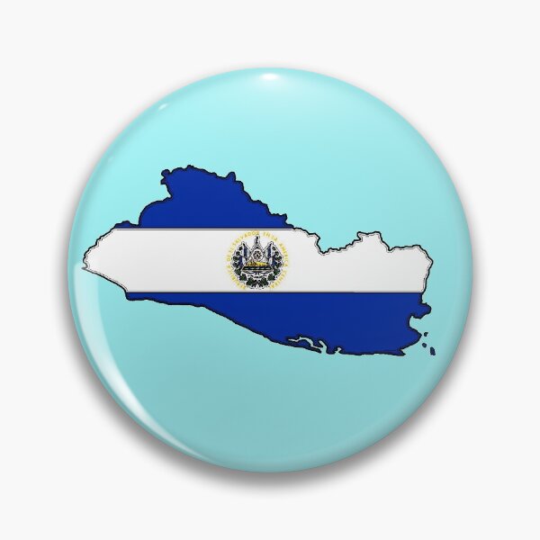 Item preview, El Salvador Map With Salvadoran Flag designed and sold by Havocgirl.