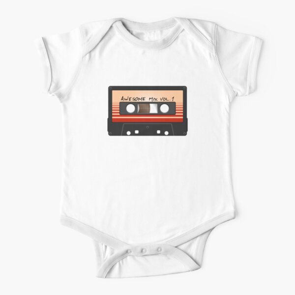 Awesome Mix Vol. 1 Short Sleeve Baby One-Piece
