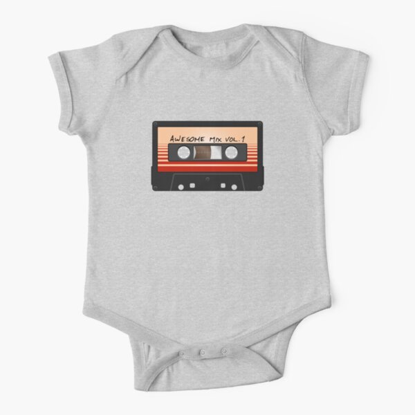 Awesome Mix Vol. 1 Short Sleeve Baby One-Piece