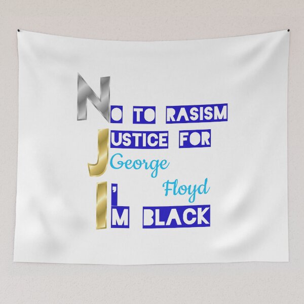 Item preview, We can't forget you Justice for George Floyd, no to racism, i'm black T-shirt designed and sold by aromed2002.