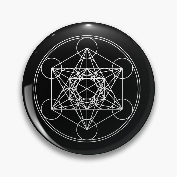Item preview, Black n White Metratons Cube Print designed and sold by ClaudiaFlores.