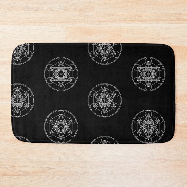 Item preview, Black n White Metratons Cube Print designed and sold by ClaudiaFlores.