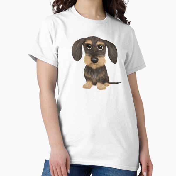 Item preview, Wirehaired Dachshund | Cute Wire Haired Wiener Dog | Wild Boar and Tan Teckel designed and sold by Jenn Inashvili.