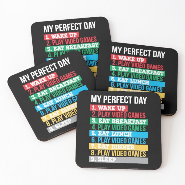 Item preview, My Perfect Day Video Games Funny Cool Gamer Gift designed and sold by MalikaBela.