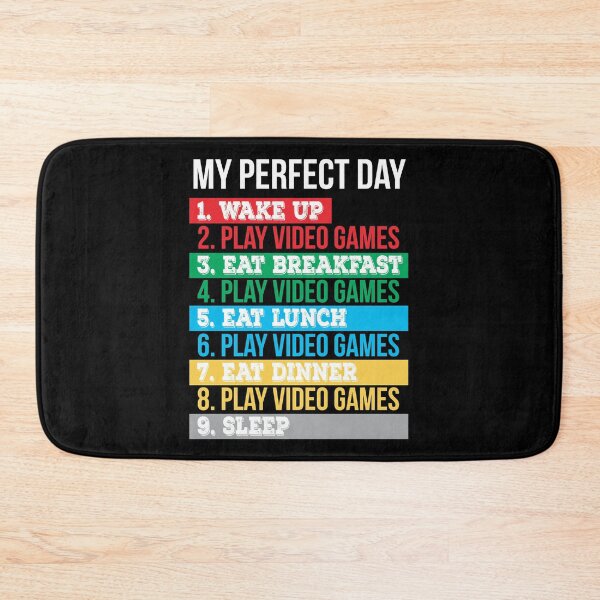 Item preview, My Perfect Day Video Games Funny Cool Gamer Gift designed and sold by MalikaBela.