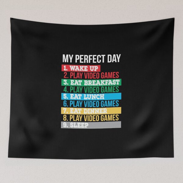 Item preview, My Perfect Day Video Games Funny Cool Gamer Gift designed and sold by MalikaBela.