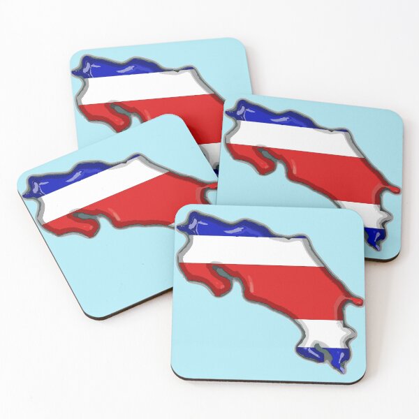 Item preview, Costa Rica Map With Costa Rican Flag designed and sold by Havocgirl.