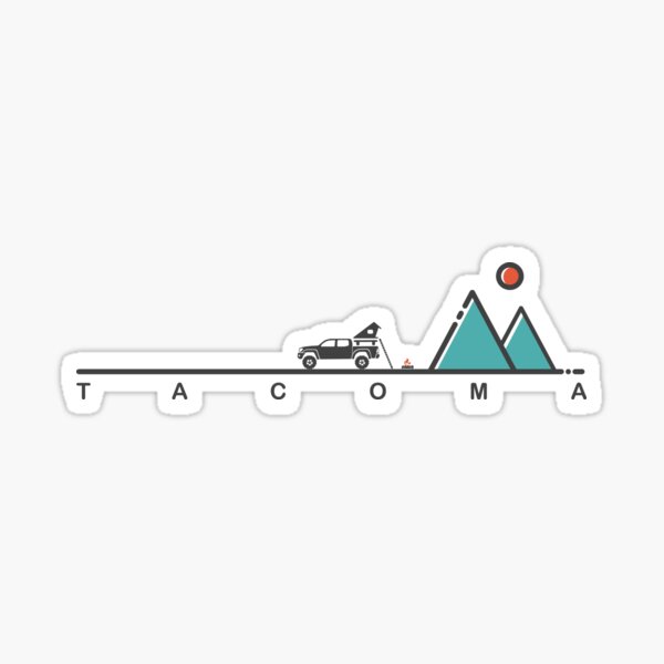Overland Camping (Toyota Tacoma 2nd Gen) Sticker