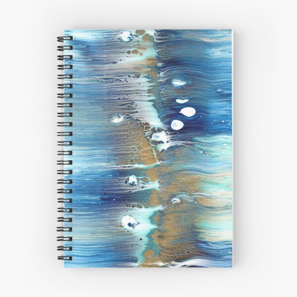 Item preview, "Winter Chill" Fluid Art Painting designed and sold by peonypours.