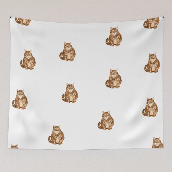 Item preview, Fluffy Ginger Cat designed and sold by Annalisa-Jones.