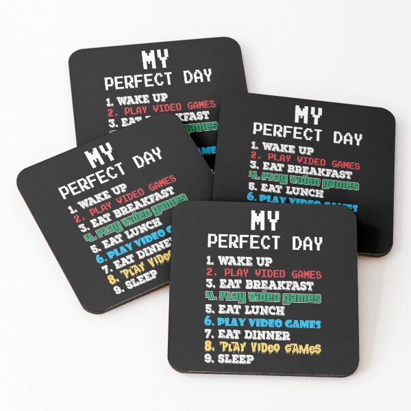 Item preview, My Perfect Day Video Games Funny Cool Gamer Gift designed and sold by MalikaBela.