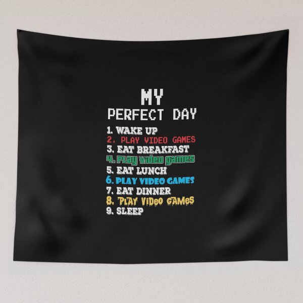 Item preview, My Perfect Day Video Games Funny Cool Gamer Gift designed and sold by MalikaBela.