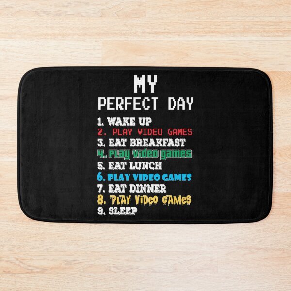 Item preview, My Perfect Day Video Games Funny Cool Gamer Gift designed and sold by MalikaBela.