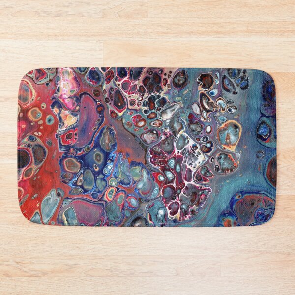 Item preview, "Colorful Wave" Fluid Art Painting designed and sold by peonypours.